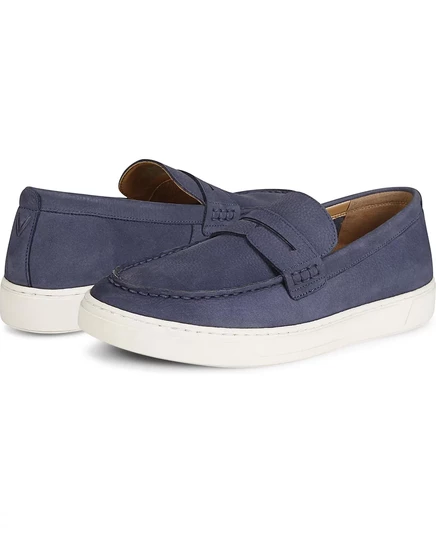 Мужские мокасины Thompson от Vionic navy blue leather