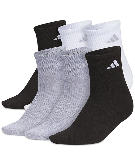женские кроссовки adidas 6-Pk. Носки Superlite 3.0 Quarter черного цвета