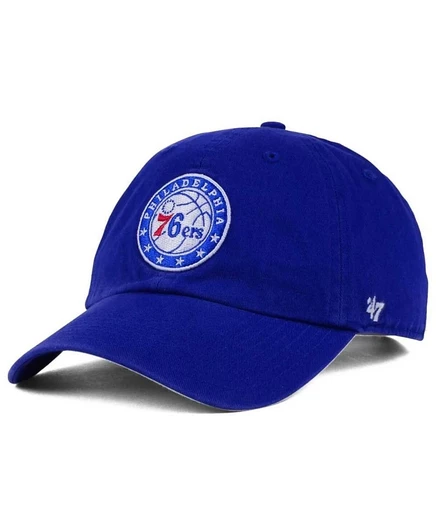 Мужская кепка '47 Brand Philadelphia 76ers Clean Up, синяя