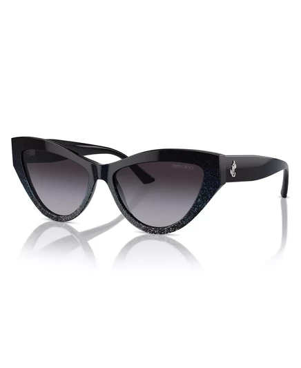  Женские солнцезащитные очки, JC5004 black gradient glitter