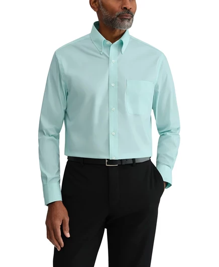 Мужская рубашка Tommy Hilfiger Regular Fit, зеленая