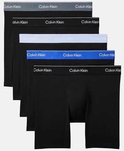 Мужские трусы-боксеры Infinity Bond от Calvin Klein, черные, 5 шт.