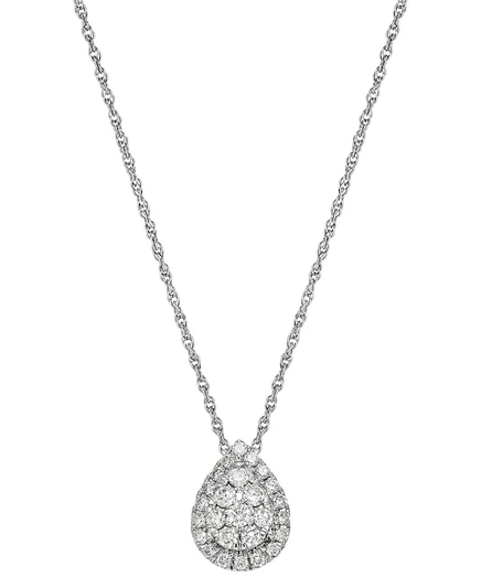 Колье Forever Grown Diamonds Teardrop, 3/8 карата, серебро