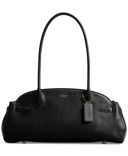 Женская сумка Coach Empire средняя кожаная, черная