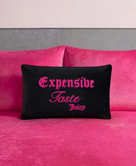 Декоративная подушка в форме Juicy Couture, коричневая, 14 x 24 дюйма