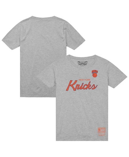 Мужская футболка Mitchell & Ness Hardwood Classics New York Knicks, серая