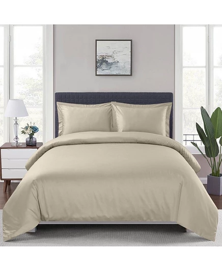Комплект пододеяльника Egyptian Linens King/Cal-King, бежевый
