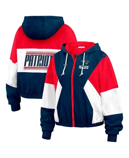 Женская ветровка WEAR by Erin Andrews New England Patriots, синяя