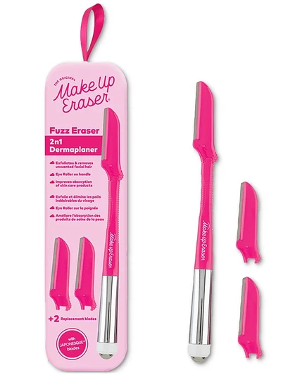 Ластик для макияжа Fuzz Eraser 2n1 Dermaplaner белый