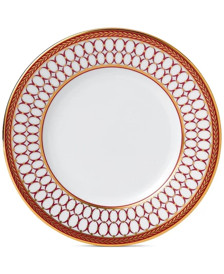 Закусочная тарелка Wedgwood Renaissance Red, красная