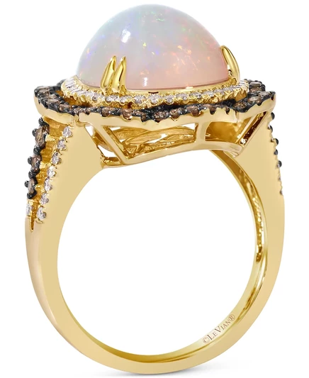Ювелирный набор Le Vian Neopolitan Opal, 14k Strawberry Gold