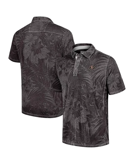 Мужская черная футболка-поло Colorado Buffaloes Sport Santiago Paradise от Tommy Bahama black