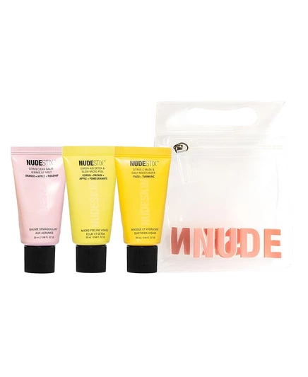 NUDESTIX, 3 шт. Набор для обновления кожи Nudeskin Citrus без цвета