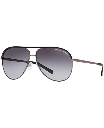 Поляризованные солнцезащитные очки AX Armani Exchange , AX AX2002P gunmetal black/grey gradient polar
