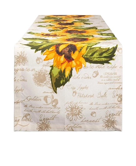 Сервировочная дорожка Design Imports Sunflowers, 36×274 см