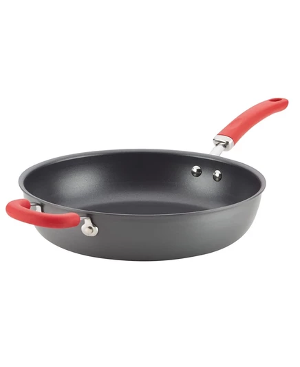 Глубокая сковорода Rachael Ray Create Delicious из твердого анодированного алюминия 12,5 
