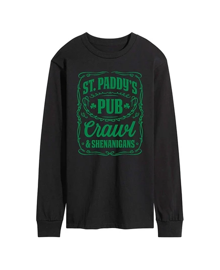 Мужской лонгслив Airwaves St. Paddy's, черный