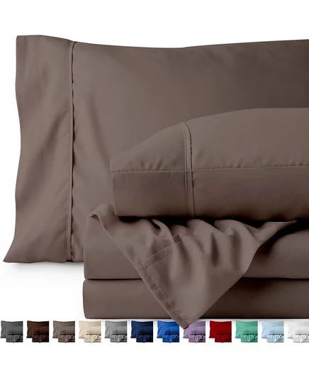 Комплект постельного белья Bare Home Ultra-Soft односпальный, бежевый