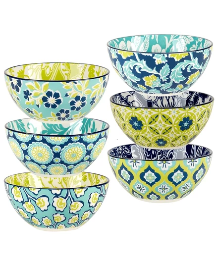 Набор мисок Certified International Tapestry, 6 шт., разноцветные