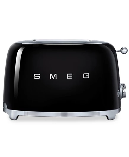 Тостер smeg на 2 ломтика, черный