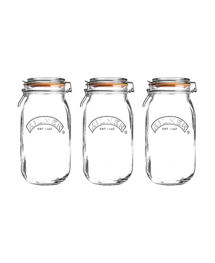 Банка с круглой крышкой Kilner, 68 унций, набор из 3 банок