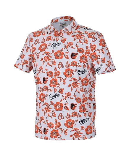 Мужская белая рубашка поло Baltimore Orioles PUA Performance от Reyn Spooner white