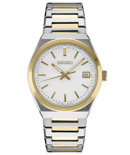 Мужские часы Seiko Essentials, 39 мм, белые