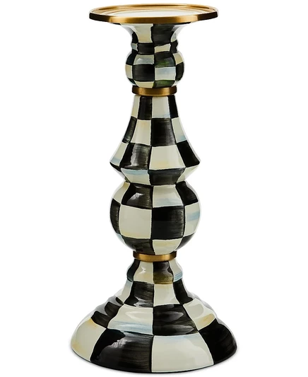 Подсвечник Mackenzie-Childs Courtly Check, большой
