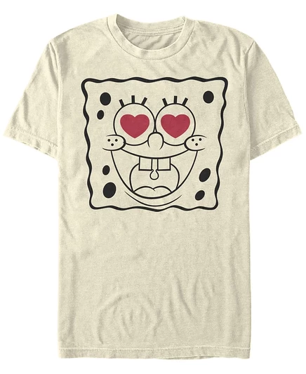 Мужская футболка Fifth Sun SpongeBob Line Face, бежевая