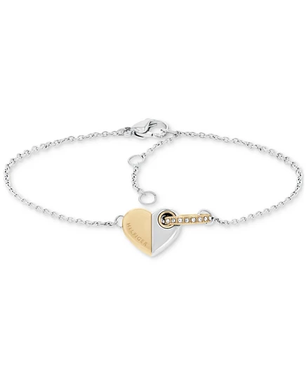 Женский браслет Tommy Hilfiger Heart Link, серебристый