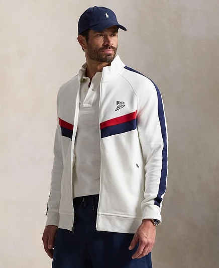 Мужская спортивная куртка Polo Ralph Lauren Double-Knit, белая