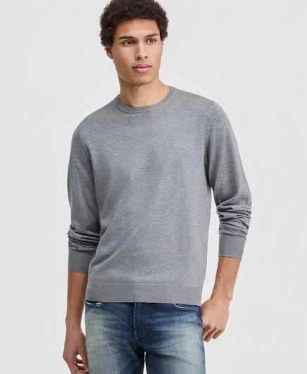 Мужской свитер с круглым вырезом и длинными рукавами David от GUESS
