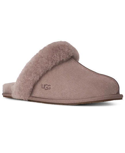 Женские тапочки Ugg Scuffette II из овчины, бежевые