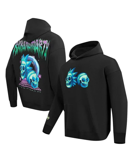 Мужская худи Freeze Max Rick and Morty Rockstar, черная