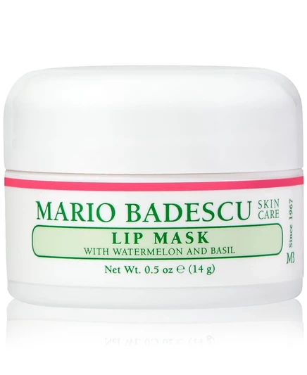 Маска для губ Mario Badescu с арбузом и базиликом, 0,5 унции, бесцветная