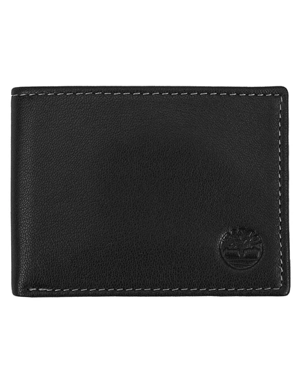 Мужской кожаный бумажник Timberland Blix Slimfold black