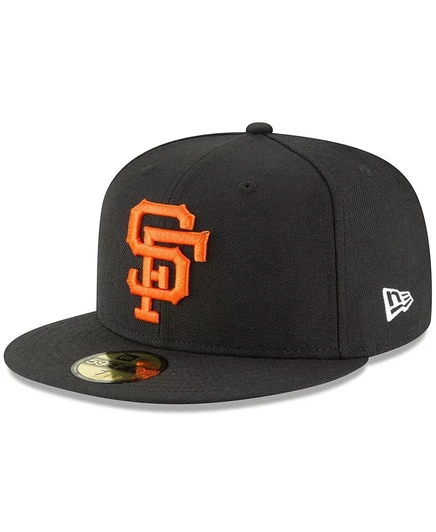 Мужская бейсболка New Era Giants 59FIFTY, черная