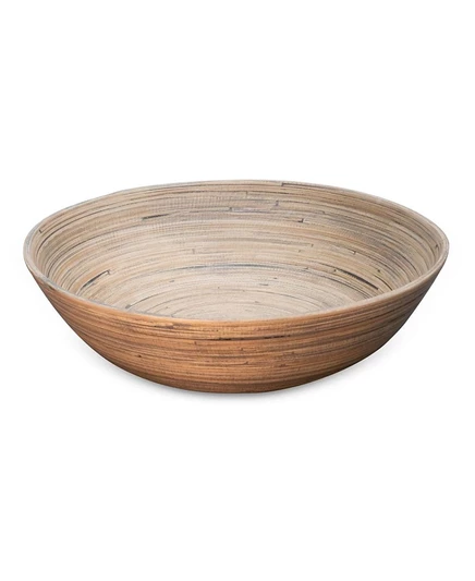 Салатница Joyce Chen Lexa 14″ бамбуковая, коричневая