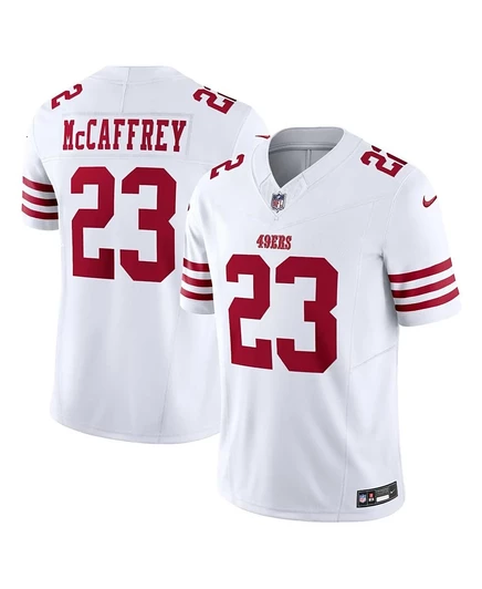 Мужское джерси Nike Vapor F.U.S.E. Christian McCaffrey, белое