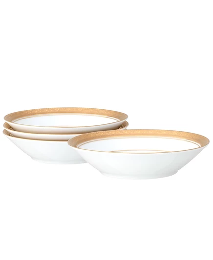 Набор мисок Noritake Crestwood Gold, 4 шт., бело-золотой