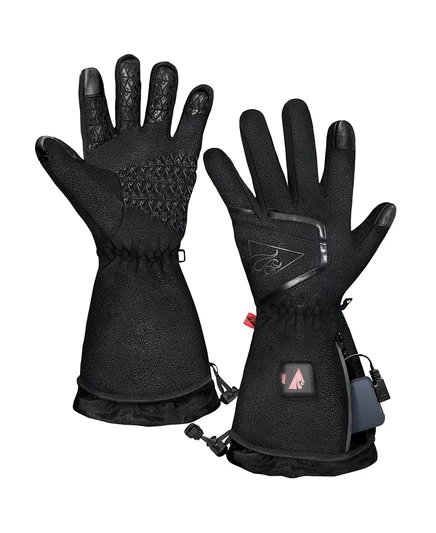 Флисовые перчатки ActionHeat 5V Slim-Fit с подогревом на батарейках - Женские - Серые - XL black