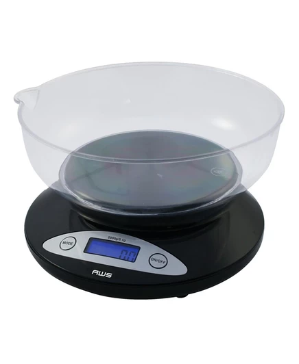 Кухонные весы American Weigh Scales 2K-BOWL 2000 г, черные