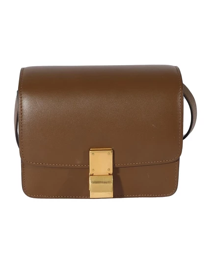 Женская сумка Pre-Owned Celine Small Box, коричневая