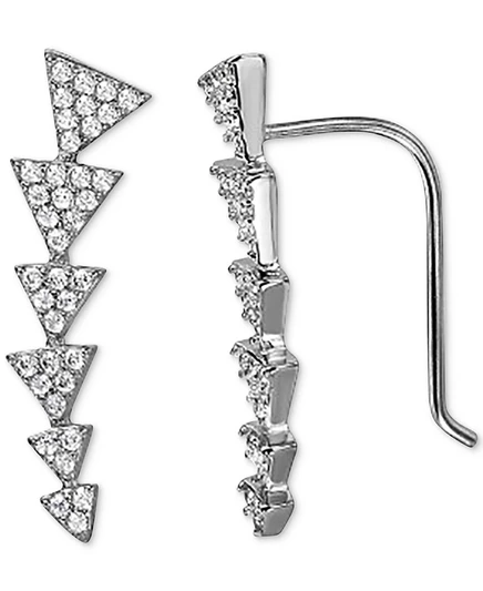 Женские серьги-каффы Adornia Arrow, серебристые