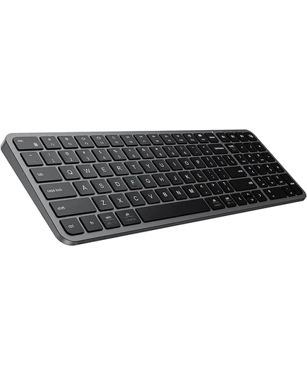Клавиатура Bluetooth BK20, Беспроводная клавиатура с цифровой клавиатурой, перезаряжаемая для нескольких устройств и стабильная связь без цвета