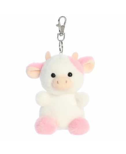 Очаровательная клипса Aurora Mini Belle Strawberry Cow Palm Pals на белом 4 белых