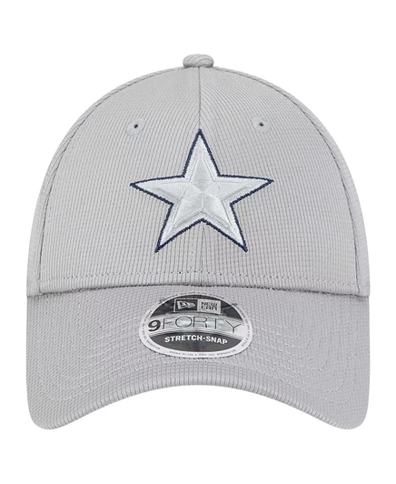 Мужская серая кепка Dallas Cowboys Pivot 940 с регулируемой посадкой New Era gray