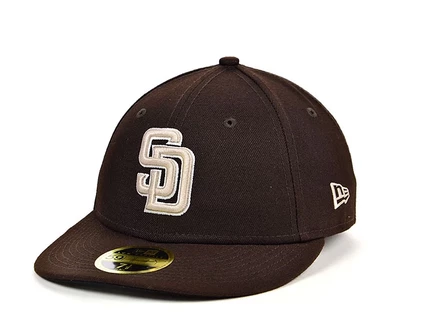 Бейсболка New Era San Diego Padres 59FIFTY, коричневая