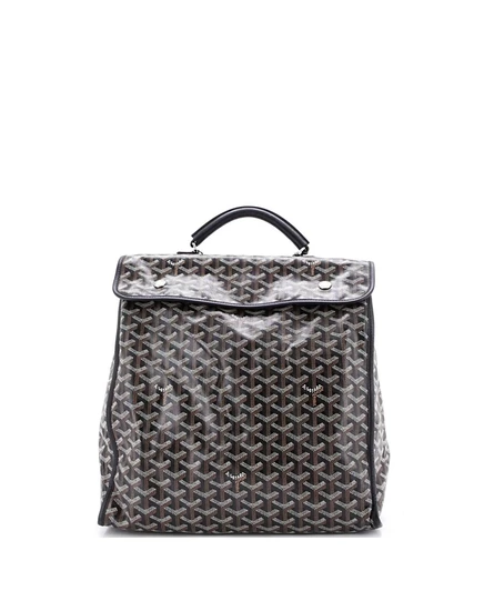 Женская сумка Goyard Saint Leger портфель‑рюкзак, черная
