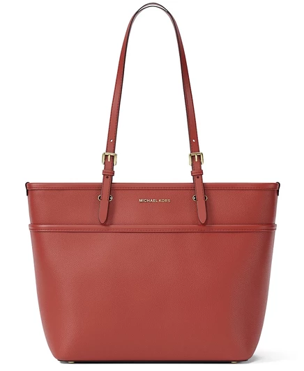 Женская сумка Michael Kors Winston большая кожаная, красная